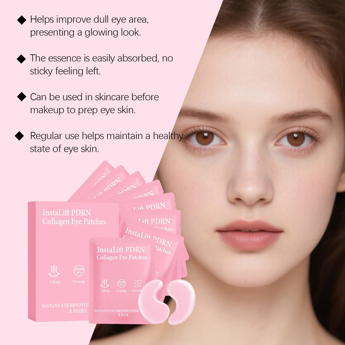 PDRN Collagen Eye Patches – Dark Circles & Wrinkle Care