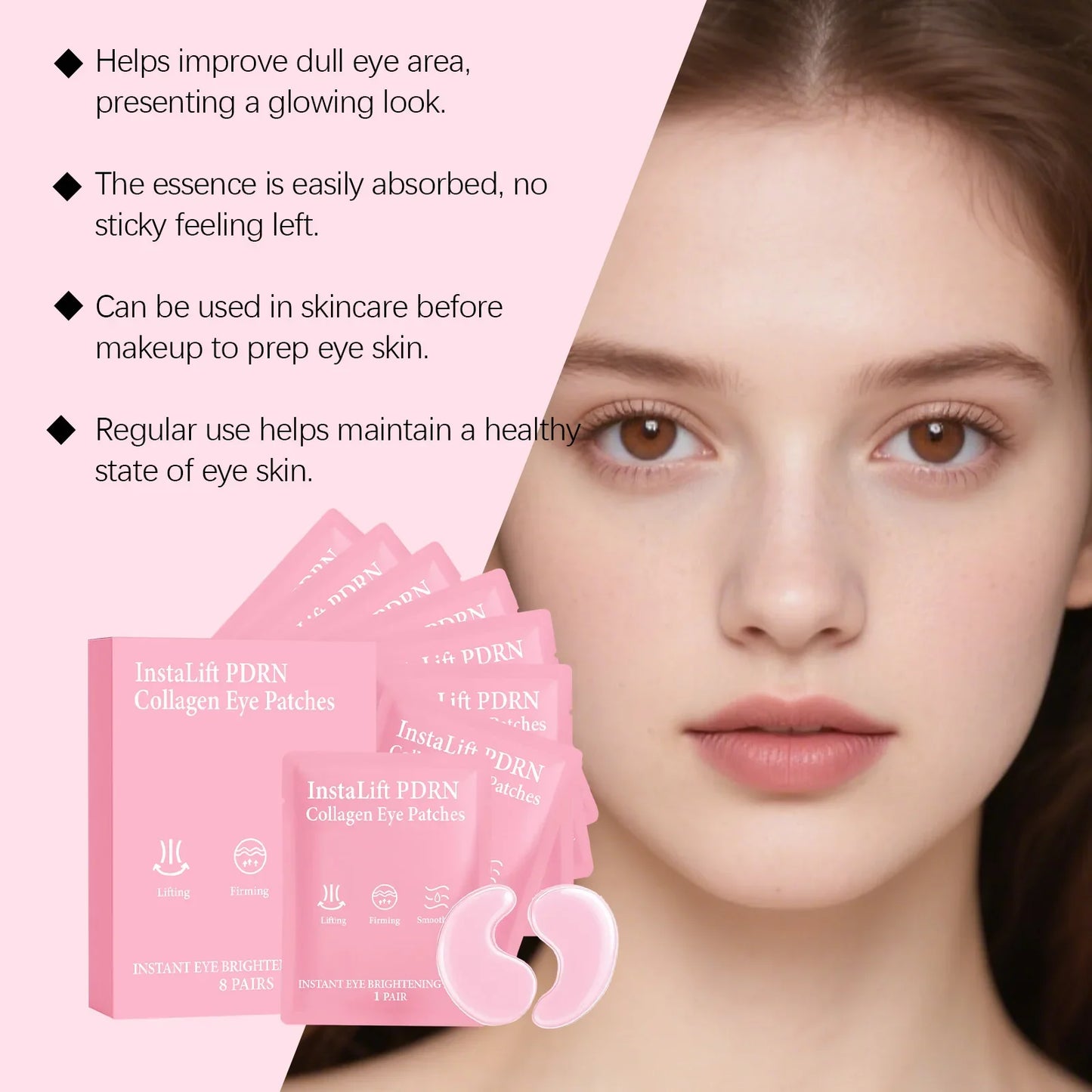 PDRN Collagen Eye Patches – Dark Circles & Wrinkles | Hoygi