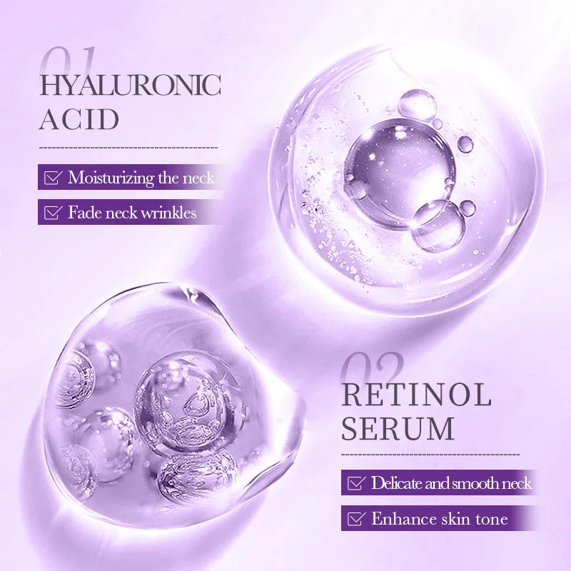 SADOER Collagen Firming Neck Cream Lifting Moisturizing Brightening Message Roller Neck Beauty Cream Necks Skin Care Products Peaceful Pleasures Health and Wellness