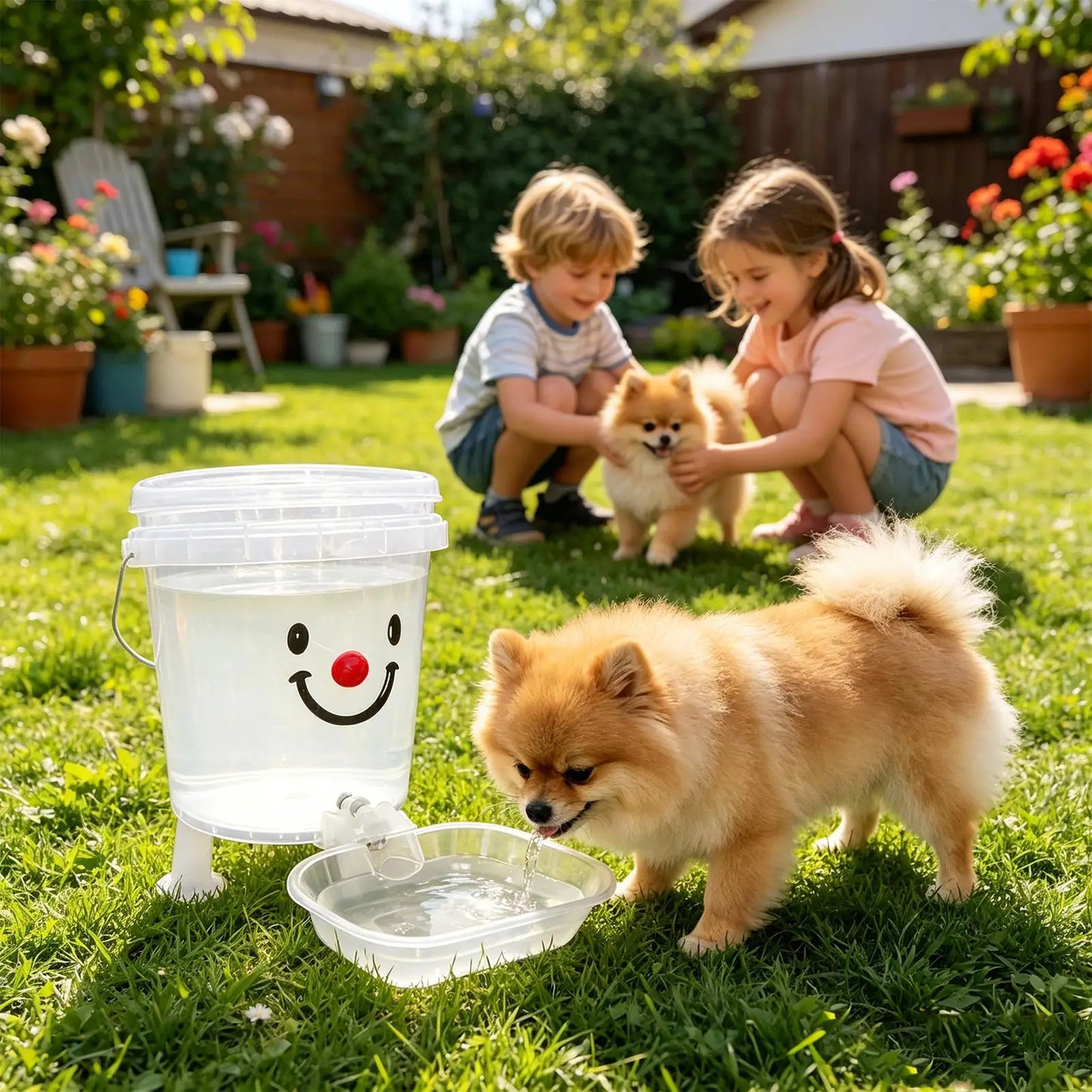 Automatic Pet Water Dispenser – Large Capacity, No Electric