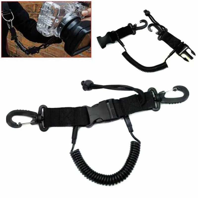 High Quality Scuba Diving Dive Anti Fall Rope Canoe Camera Lanyard Quick Release Buckle Clips Kayaking Swimming Sports Accessory Peaceful Pleasures Health and Wellness