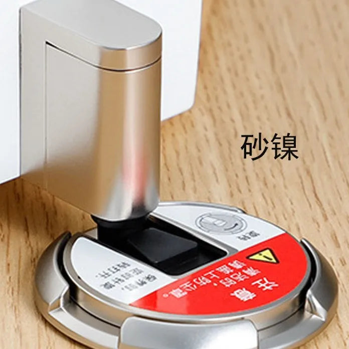 Magnetic Door Stopper – No-Drill Silent Floor Stop with Adhesive