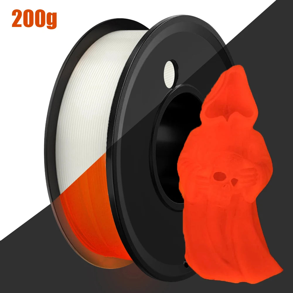 Glow Rainbow PLA Filament 1.75mm – Luminous Glow in the Dark