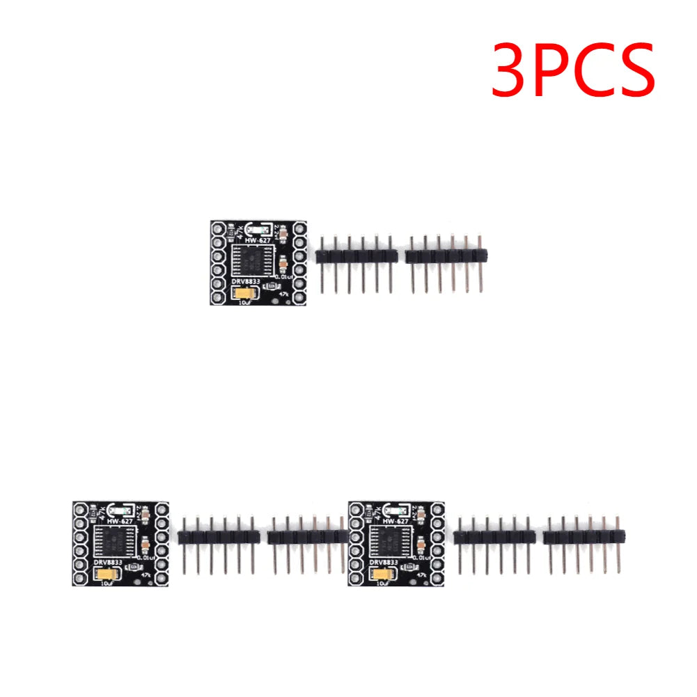 1-5pcs DRV8833 Motor Drive Module 6 Pin DC Gear Motor Driver 1.5A Single H Bridge Silent Stepper Motor Driver for Arduino Peaceful Pleasures Health and Wellness 3PCS