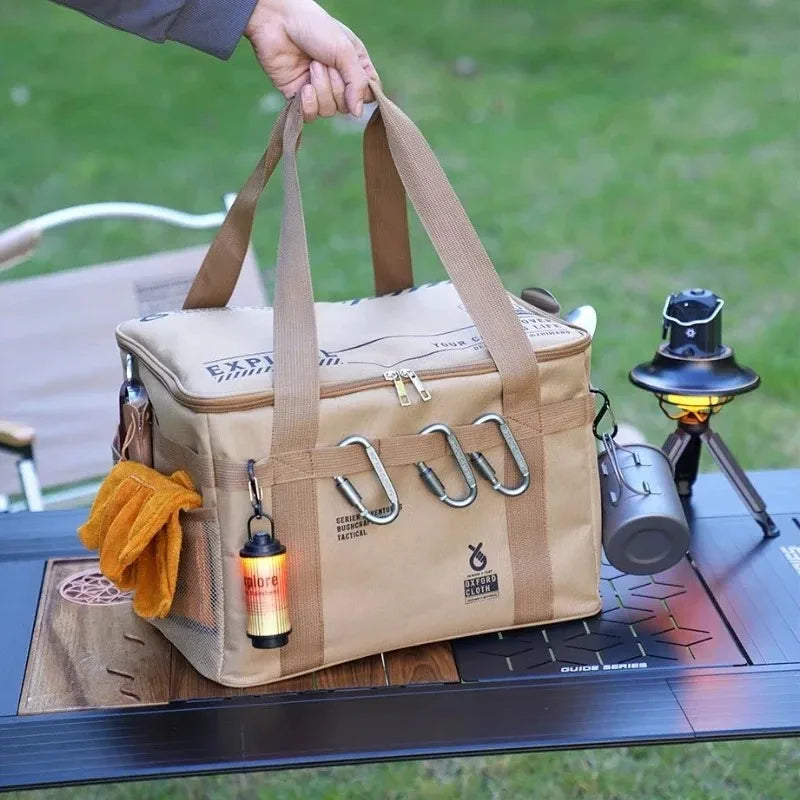 Large 40L Folding Camping Storage Bag – Tactical Gear Organizer