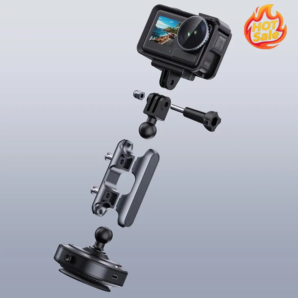 360° Suction Cup Car Mount for GoPro, DJI & Insta360