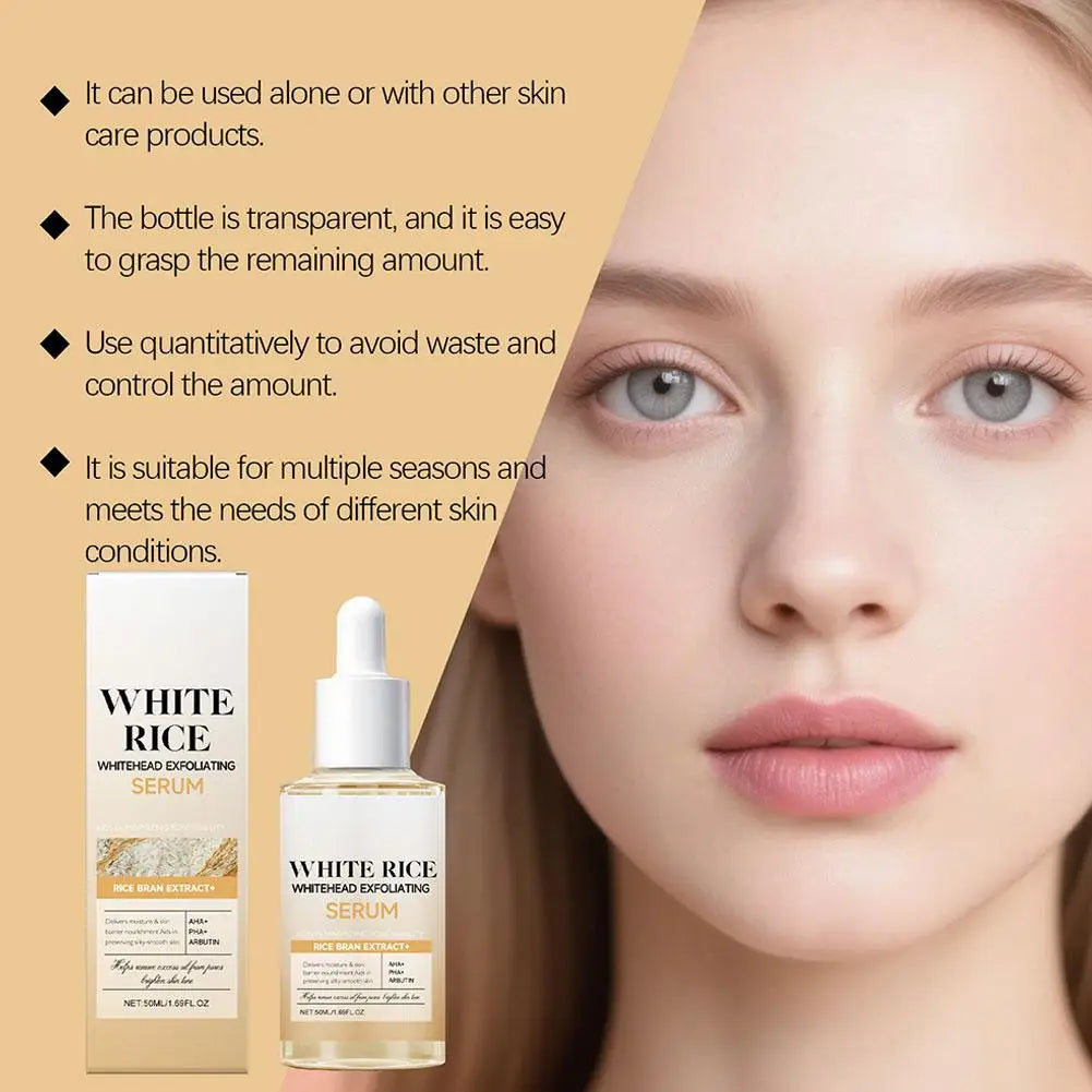 Black Rice Exfoliating Serum | AHA/BHA + Squalane, 50ml