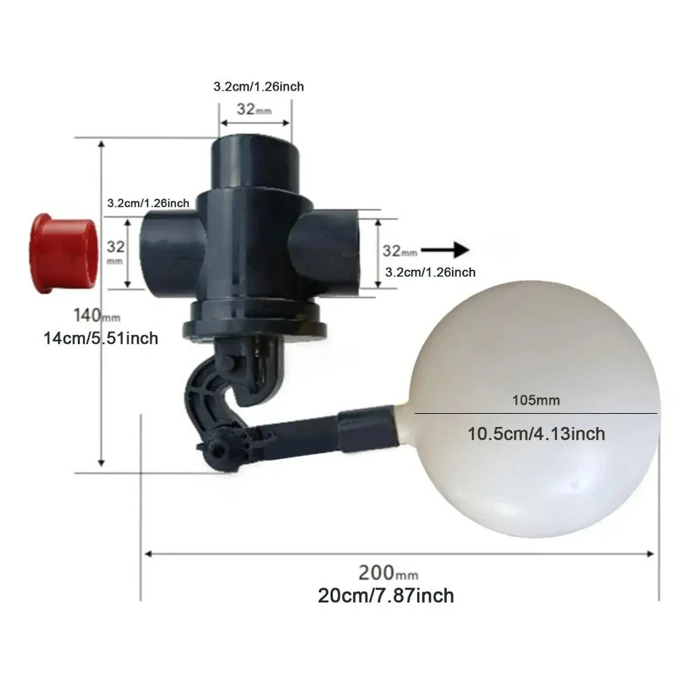 Automatic Float Ball Valve – Adjustable Tank & Pool Water Level