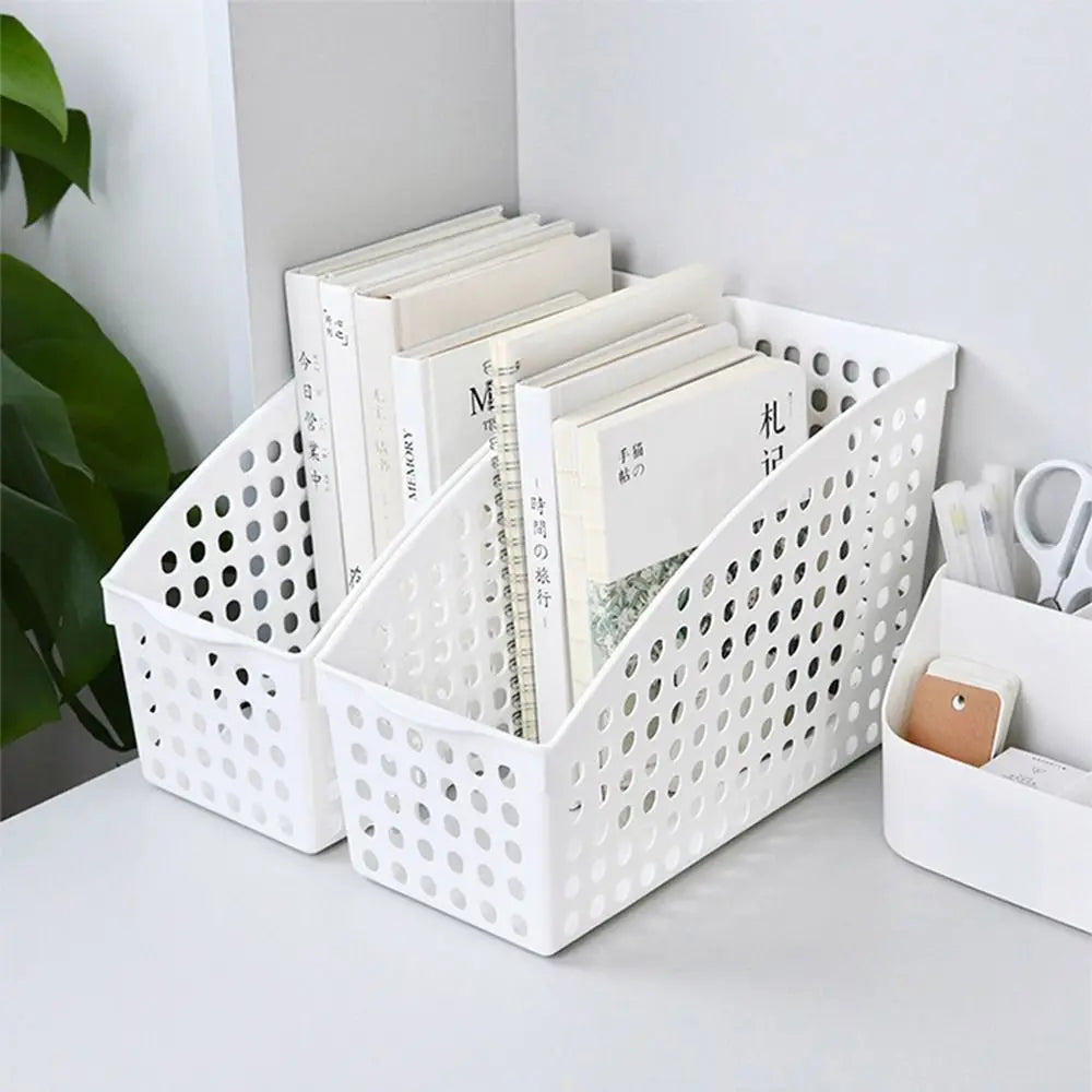 Sundries Storage Box A4 File Storage Box Desktop Organizer Minimalism File Organizer Box White Paper Organizer Document Holder Peaceful Pleasures Health and Wellness