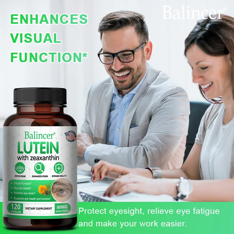 Lutein 40mg Zeaxanthin Eye Health Capsules for Vision Peaceful Pleasures Health and Wellness