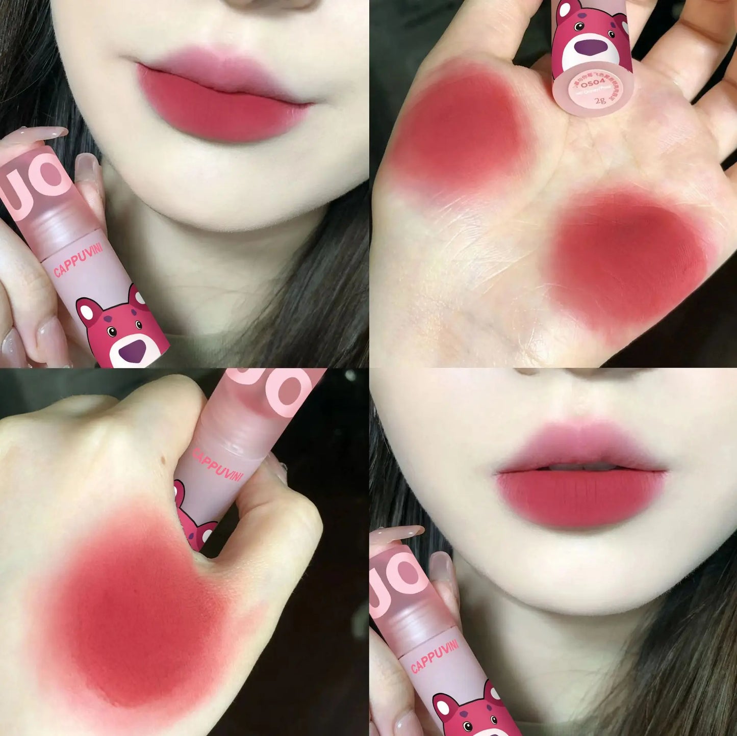 ZYXUAQIR Peach Pink Matte Liquid Lipstick | Velvet Lip Gloss