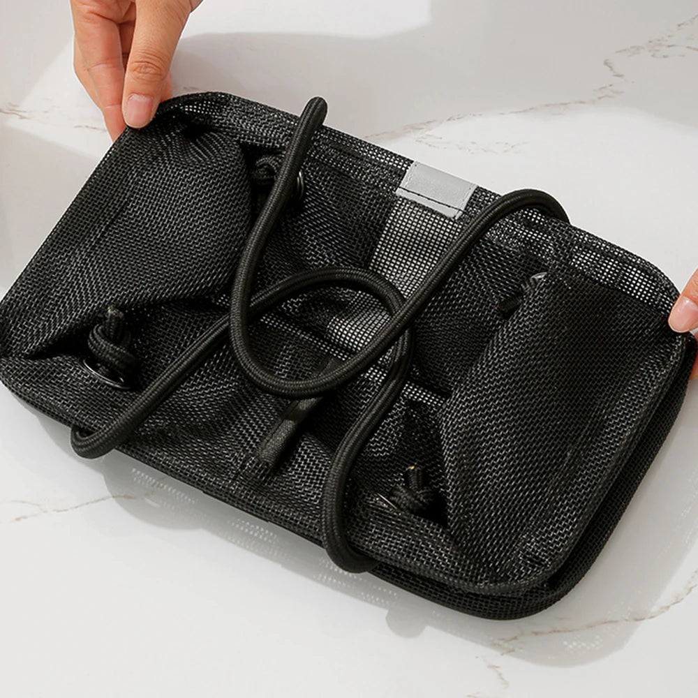 Mesh Storage Bag, Shower Bag, Hand-Held Wash Bag, Waterproof Shower Towel Basket, Shower Bag Peaceful Pleasures Health and Wellness