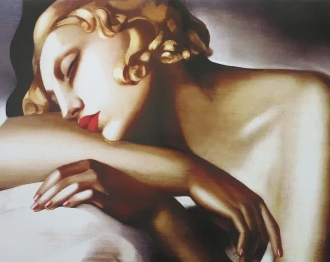 Tamara De Lempicka Posters Abstract Woman Art Canvas Painting and Prints Pictures for Nordic Living Room Aesthetic Decor Cuad Peaceful Pleasures Health and Wellness N 40x60cm