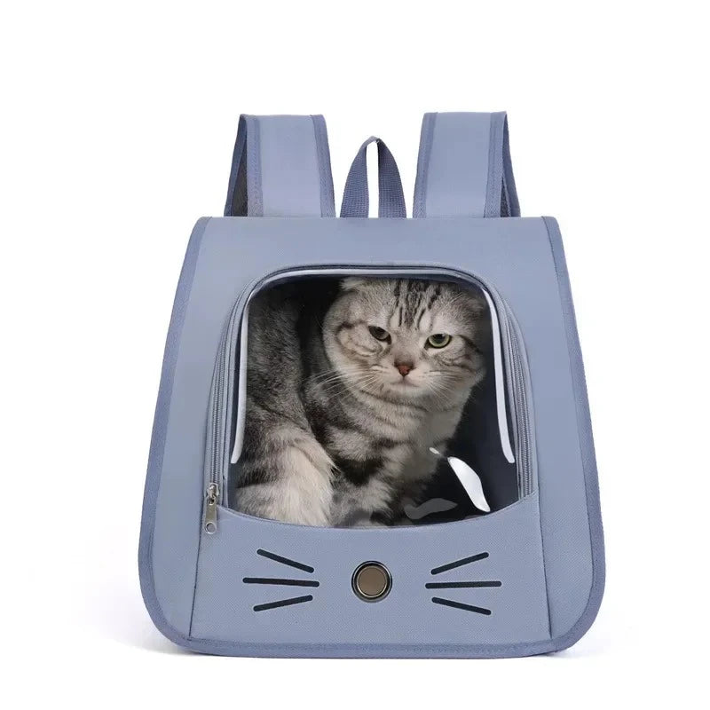 Portable Outdoor Breathable Cat Carrier Backpack Shoulders Bag for Cats and Small Dogs Transport Peaceful Pleasures Health and Wellness