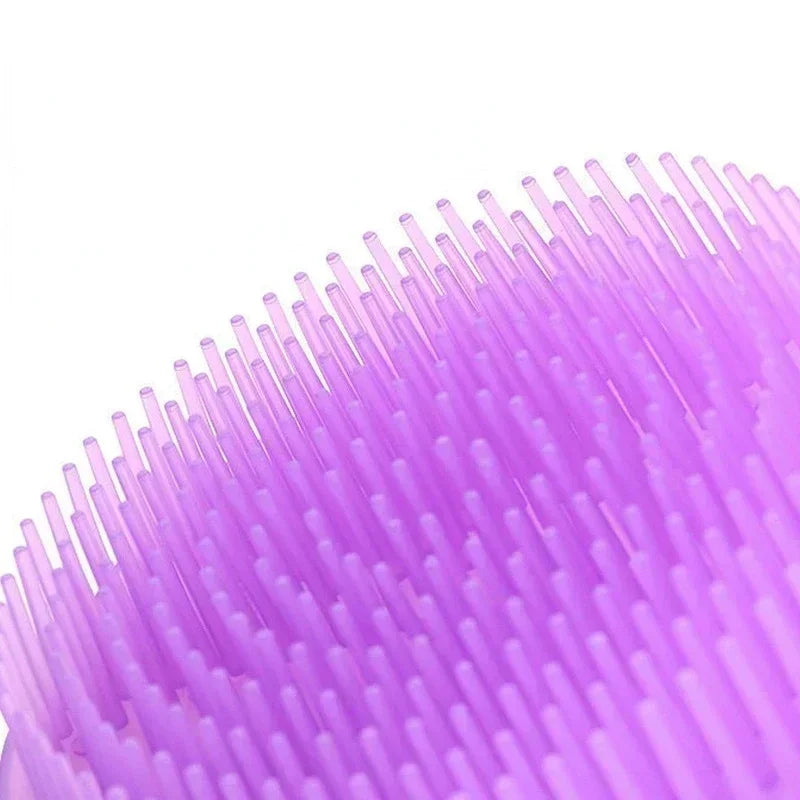 Soft Silicone Shampoo Brush Head Massage Brush Personal Care Bathroom Products Hair Washing Hair Scalp Massage Comb Peaceful Pleasures Health and Wellness