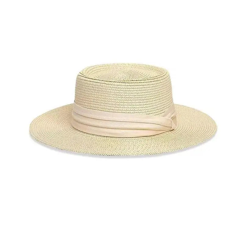 Women's Foldable Straw Sun Hat | UV Protection Beach Cap