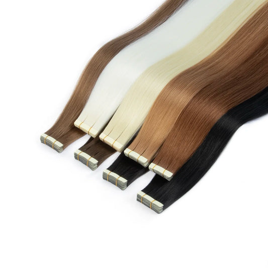 20pcs Tape-In Synthetic Hair Extensions | Seamless Skin Weft Tape-In Hair Extensions Peaceful Pleasures Health and Wellness