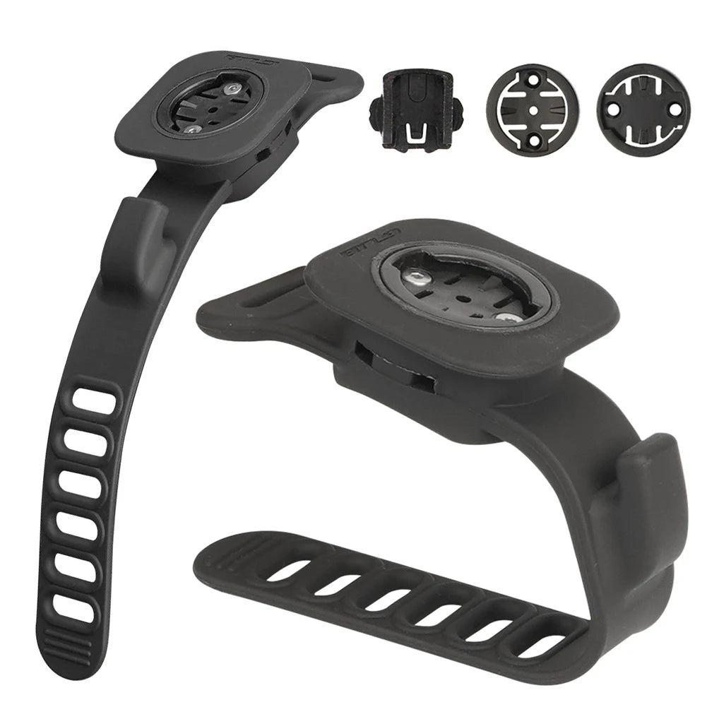 Silicone Bike Computer Mount – Shockproof Handlebar Holder Peaceful Pleasures Health and Wellness United States