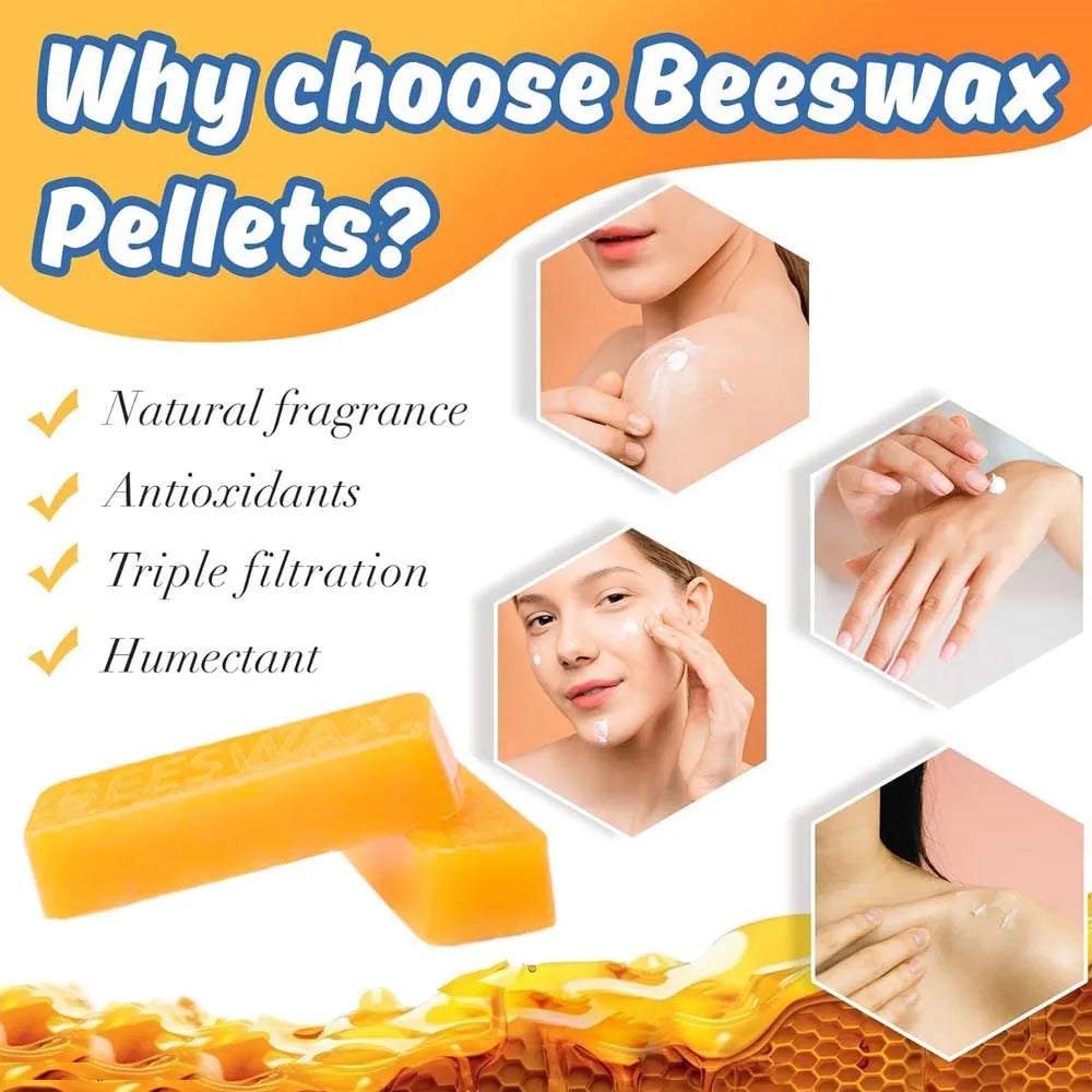 Natural Yellow Beeswax Bars – Candle Making, Polish & Crafts