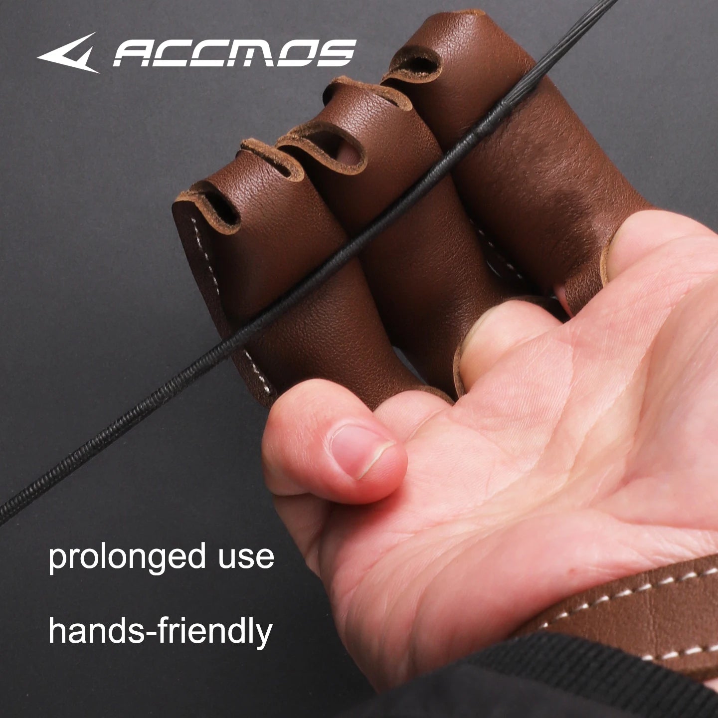 Three-finger Finger Guard Leather Protection Glove Archery Equipment
