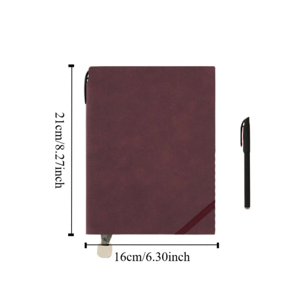 Multifunction 100sheets A5 Notebook Diary To Do List Meeting Minutes Book Stationery School Supplies Retro Notebook Girls Peaceful Pleasures Health and Wellness