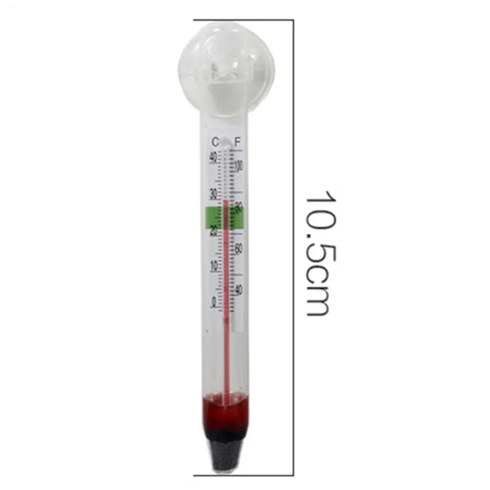 Digital Floating Aquarium Vertical Thermometer with Suction Cup Fish Tank Glass Temperature Measuring Tool Pet Supplies Peaceful Pleasures Health and Wellness