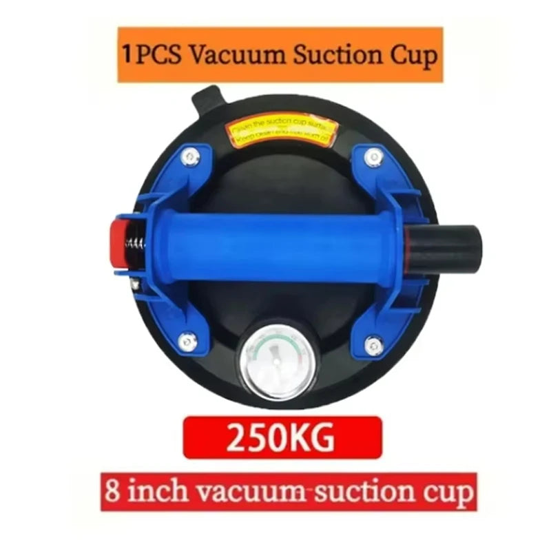 8 Inch 250KG Air Pump Vacuum Suction Cups Powerful Heavy-Duty Strong Hand Pump Sucker Lifted Magnets Handling Tools Peaceful Pleasures Health and Wellness 1pc 2