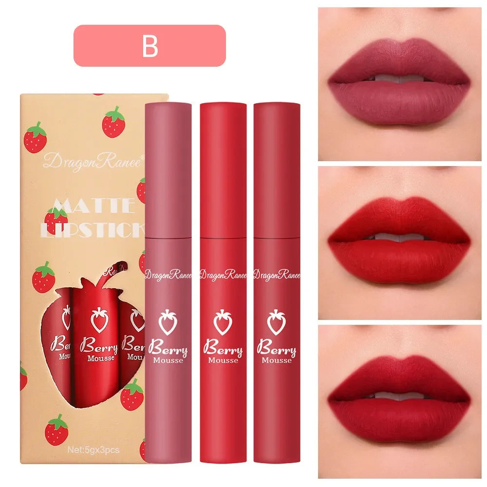 IFANYUO Matte Velvet Lip Gloss Set – Long-Lasting, Non-Stick