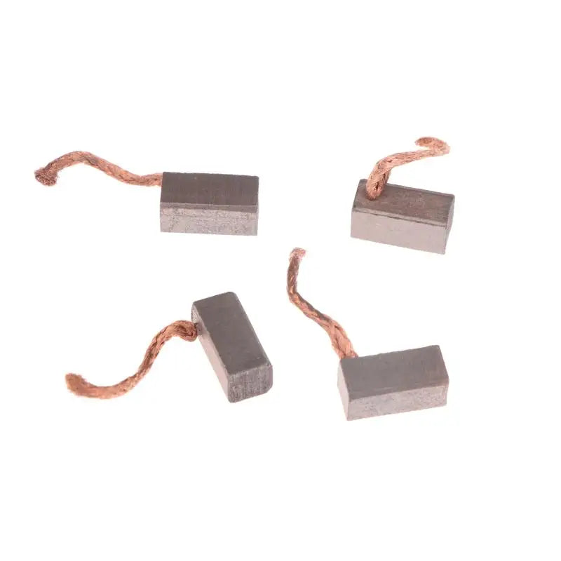 4Pcs/set 6*6*12mm Electric Motor Carbon Brush Power Tool Blower Fan DIY DC Motor Carbon Brush Accessories Replacement Peaceful Pleasures Health and Wellness