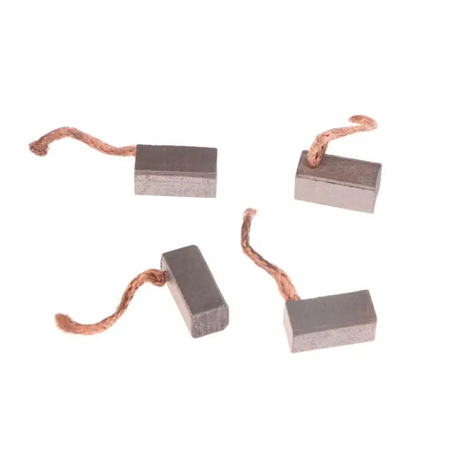 4Pcs/set 6*6*12mm Electric Motor Carbon Brush Power Tool Blower Fan DIY DC Motor Carbon Brush Accessories Replacement Peaceful Pleasures Health and Wellness