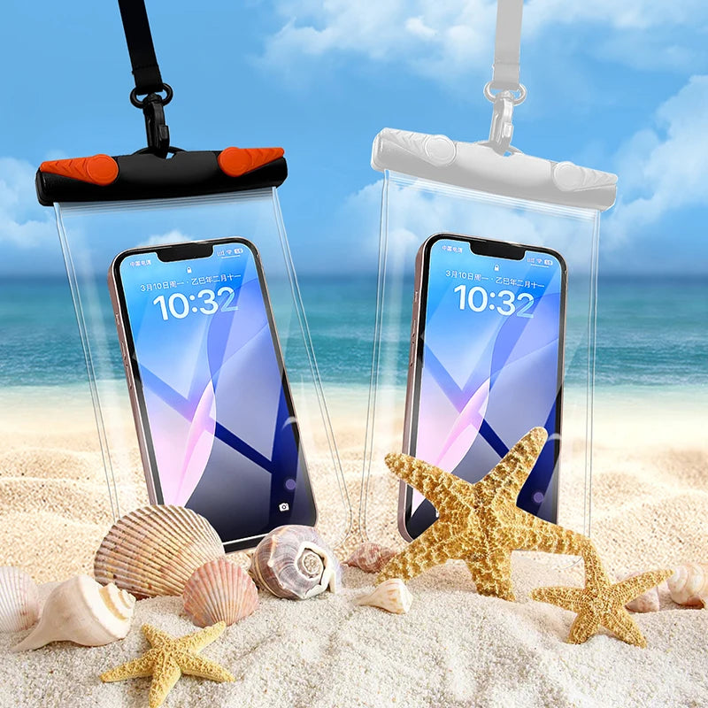 IPX8 waterproof bag phone armbands and pouches waterproof mobile case diving phone case underwater Smartphone pouch for swimming Peaceful Pleasures Health and Wellness