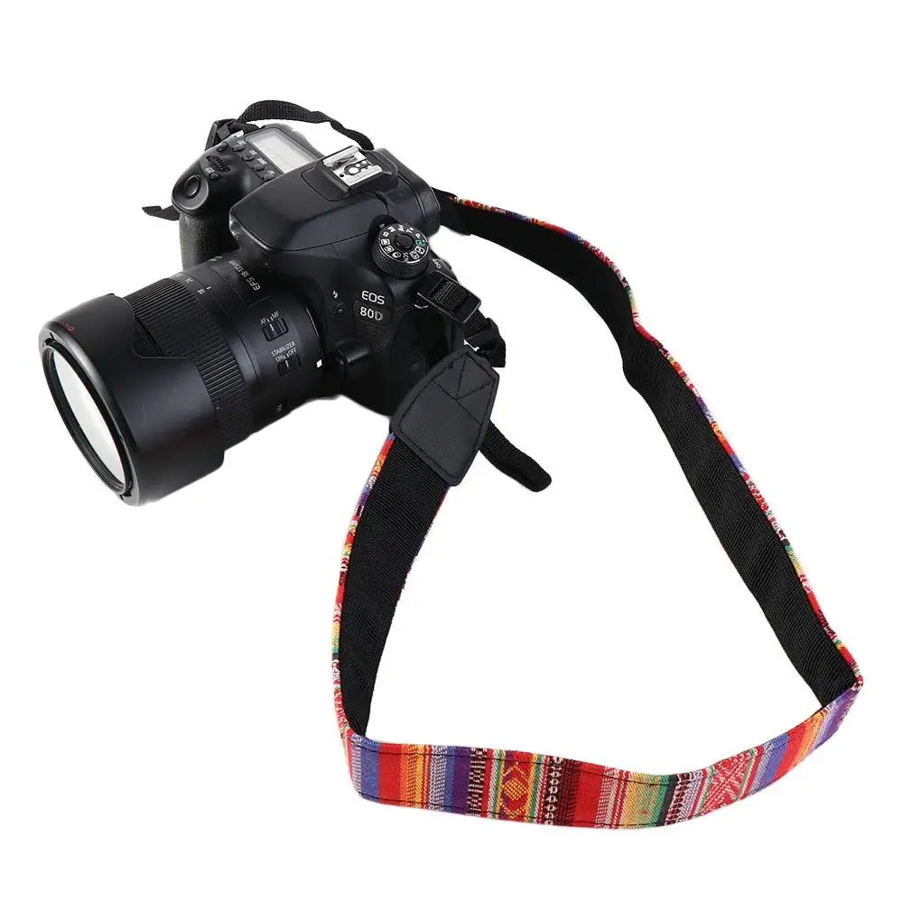 Lightweight Universal Anti-slip SLR DSLR Adjustable Cameras Strap Camera Shoulder Strap Camera Neck Belt Vintage Peaceful Pleasures Health and Wellness