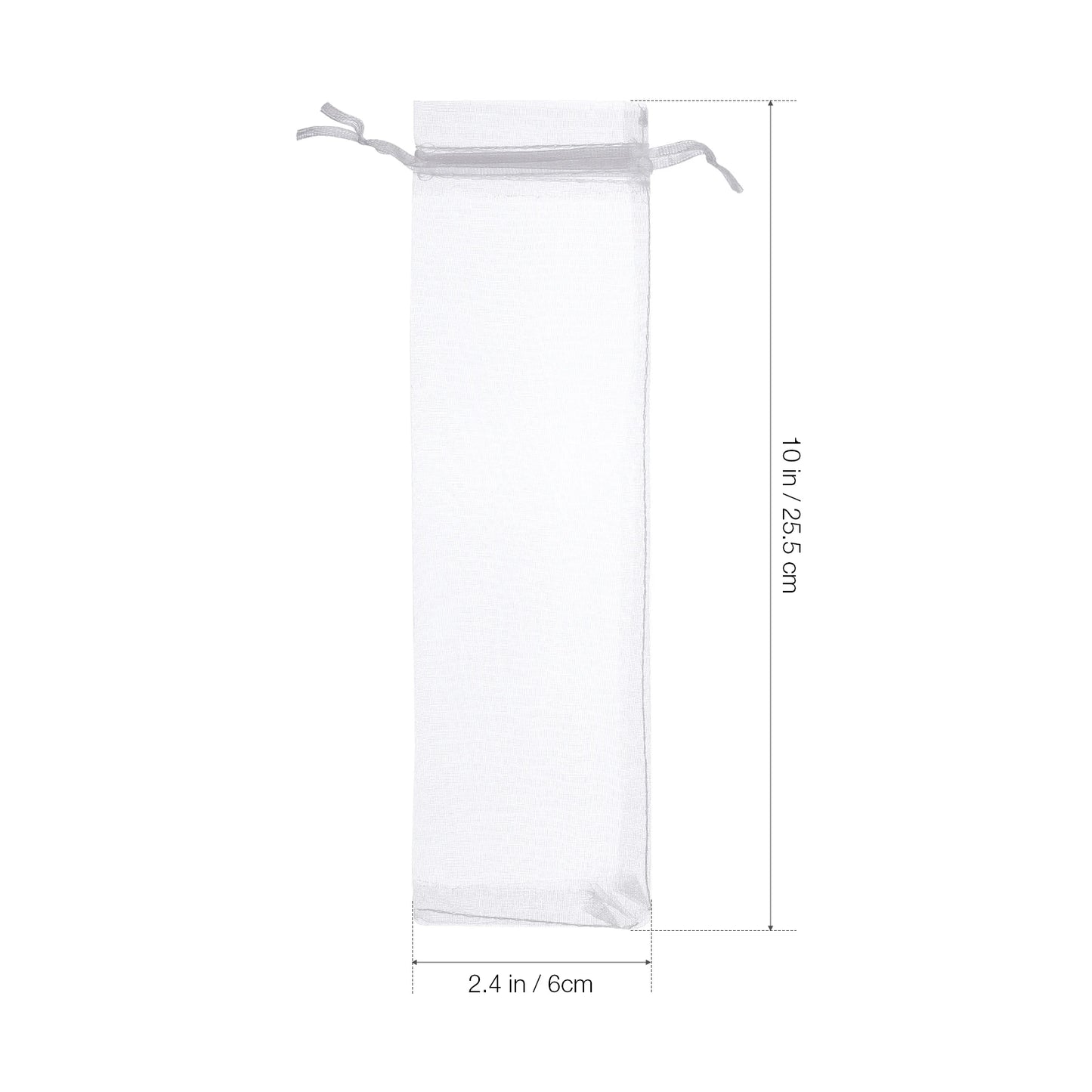 50pcs Drawstring Organza Bags Folding Hand Fan Pouch Drawstring Fan Packaging Bag Party Wedding Favor Gift Candy Jewellery Bags Peaceful Pleasures Health and Wellness White 26 x 6 x 0.05 cm