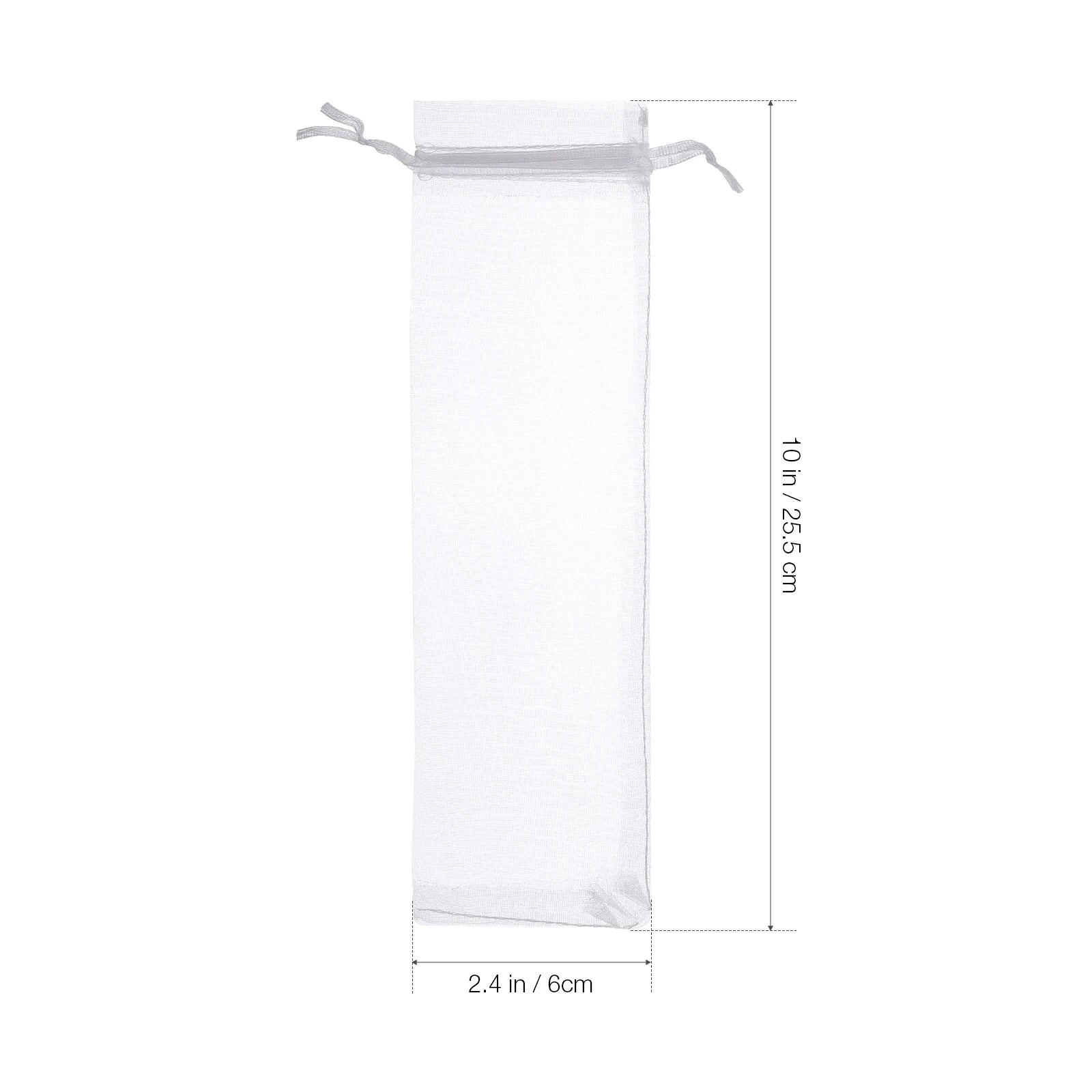 50pcs Drawstring Organza Bags Folding Hand Fan Pouch Drawstring Fan Packaging Bag Party Wedding Favor Gift Candy Jewellery Bags Peaceful Pleasures Health and Wellness White 26 x 6 x 0.05 cm