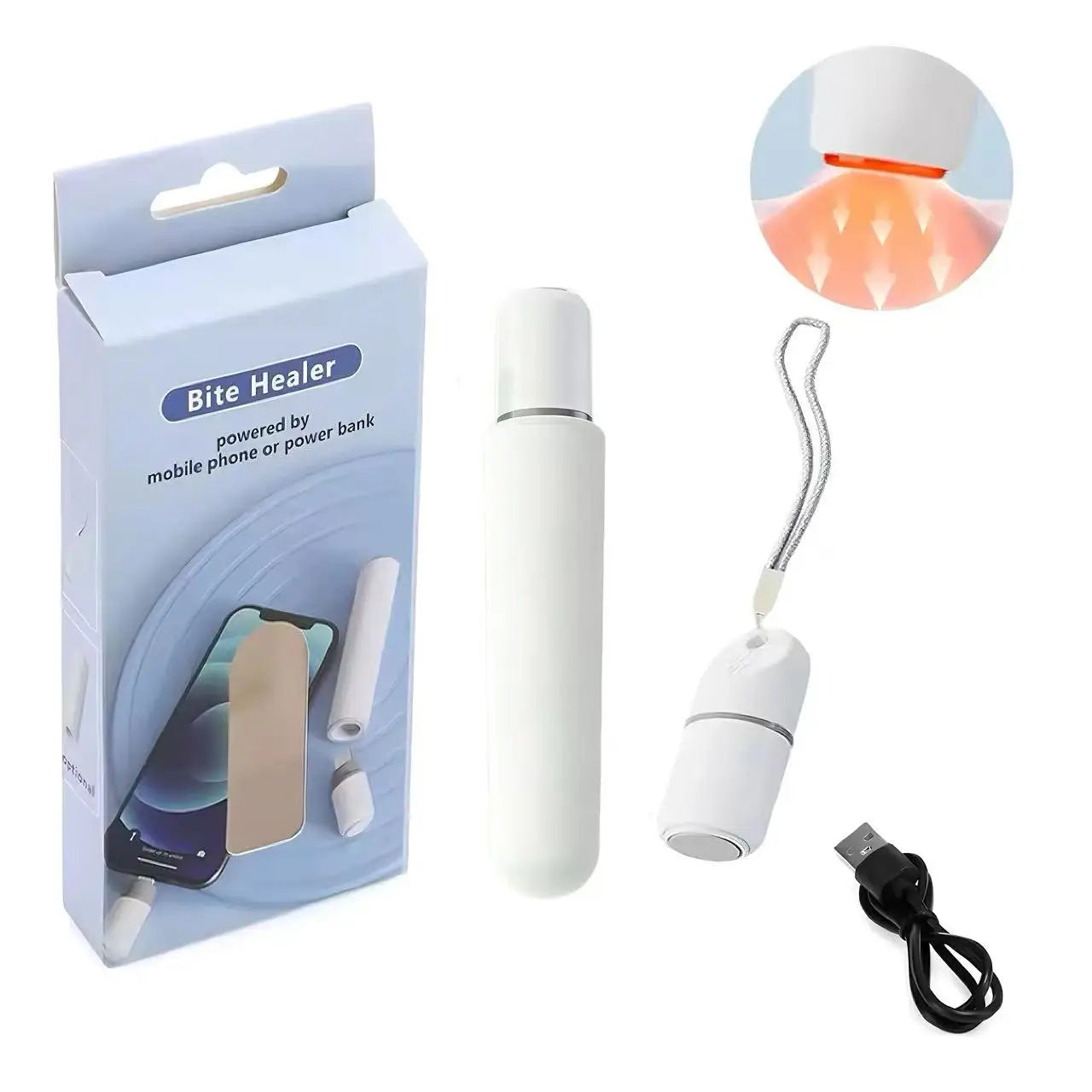 Small Portable Electronic Anti Itch Pen Mosquito Bite Fast Soothing Tool Physical Relief Summer Outdoor Travel Necessity Peaceful Pleasures Health and Wellness Type B