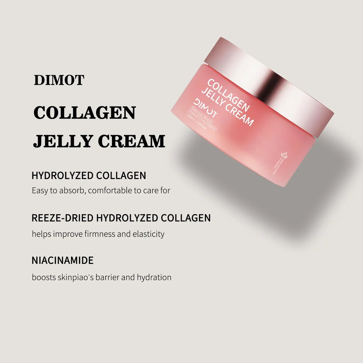 Collagen Jelly Cream 100ml – Niacinamide & Hydrolyzed Collagen