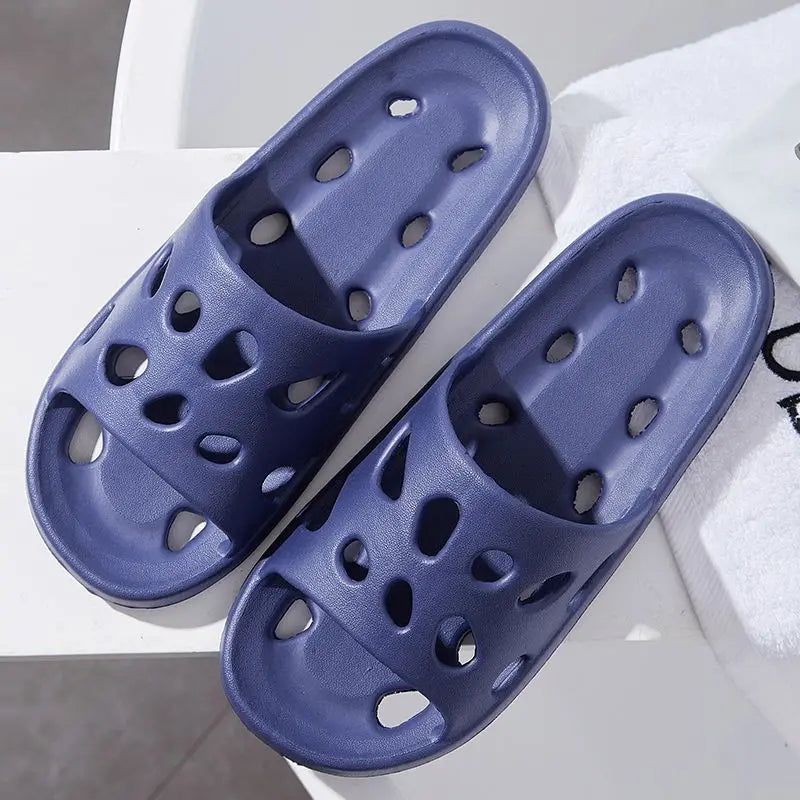 Women's Non-Slip Shower Slides | EVA Quick-Dry Bath Slippers