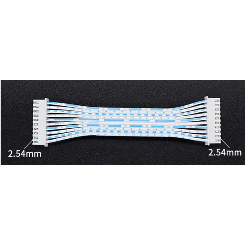 5PCS Blue White XH 2.54mm Pitch Connector Cable XH2.54 Plug Line Length 10/20/30CM 2P/3P/4P/5P/6P/7P/8P/9P/10P/12P 2468-24AWG Peaceful Pleasures Health and Wellness