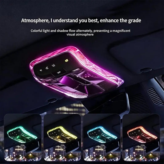 Reading Atmosphere Lights For Mercedes-Benz S/E/C-Class GLC200 GLE EQS EQE E200 C200 Crystal Reading Light Trim Decorative Frame Peaceful Pleasures Health and Wellness