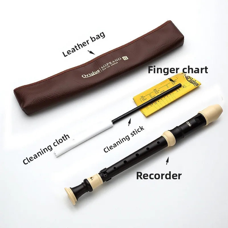 Vertical Flute 8-hole Sound Instrument Orillas Pitched C Key German G