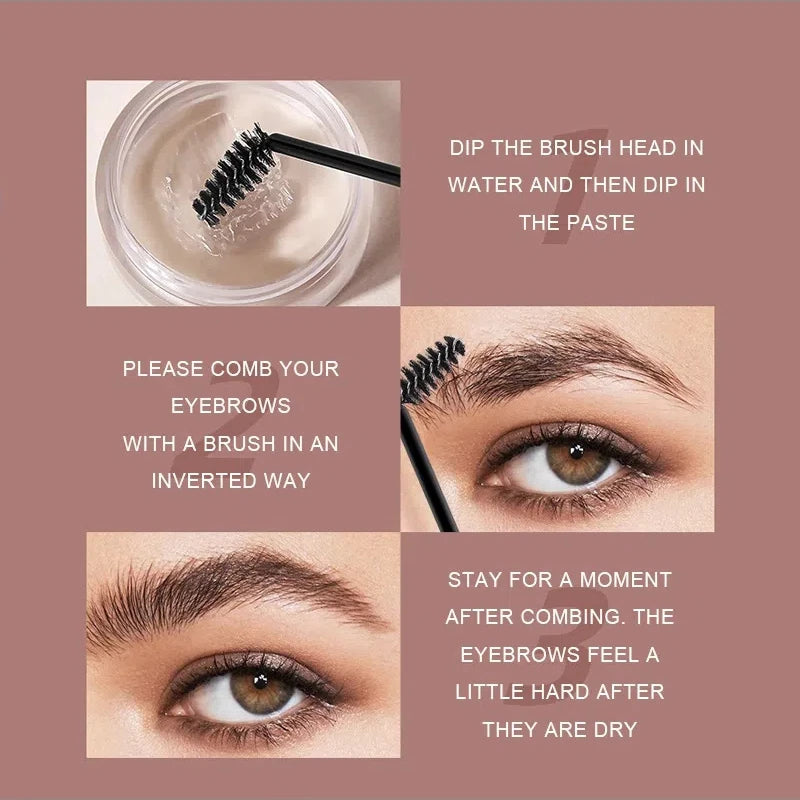 3D Waterproof Eyebrow Cream Gel | Matte Tint Brow Enhancer