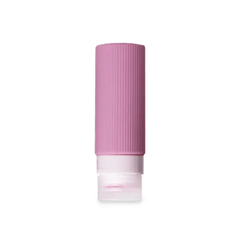 4pcs 100ML Silicone Travel Bottles Accessories Portable BPA Free Leak Proof Squeezable Size Containers Travel Essentials Sets Peaceful Pleasures Health and Wellness