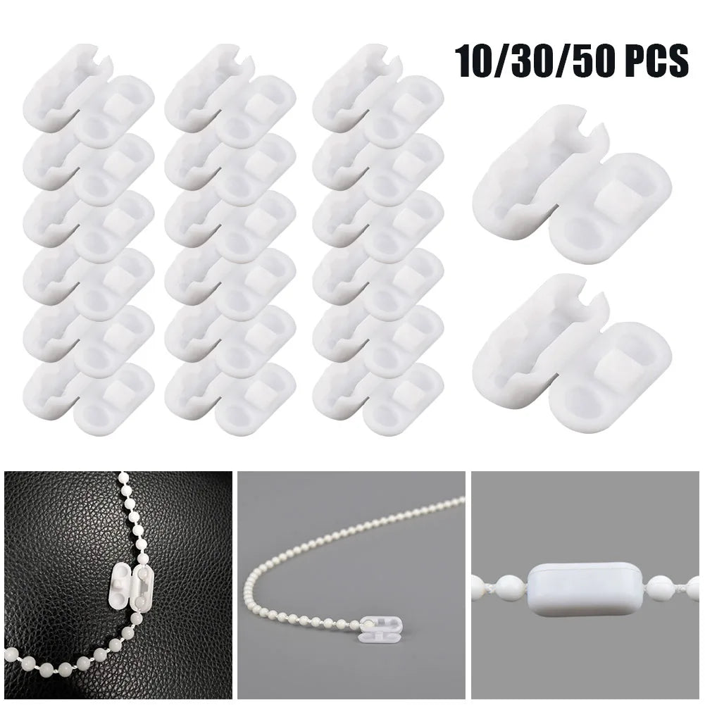 10 30 Roller Blind Pull Cord Connector Clips Standard Ball Chain