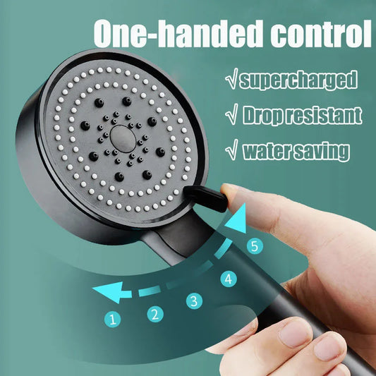 5-Mode High Pressure Handheld Shower Head | Water Saving Handheld Shower Head Oasis Select