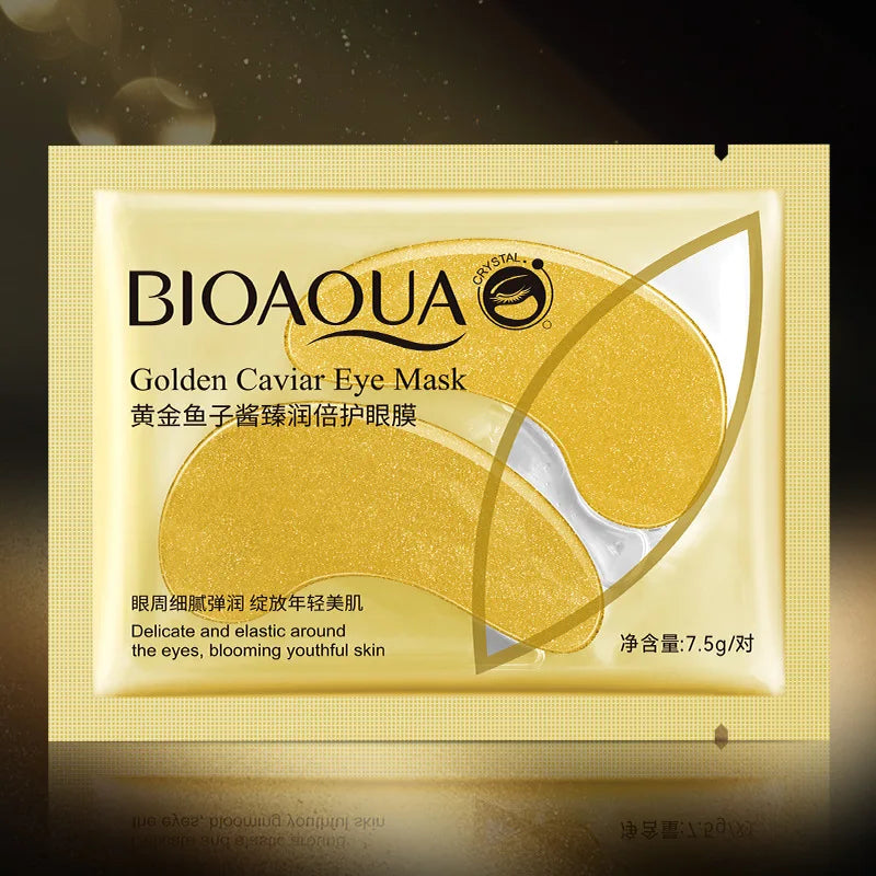 BIOAQUA Golden Caviar Eye Mask 10 Pairs – Hydrating Eye Patches