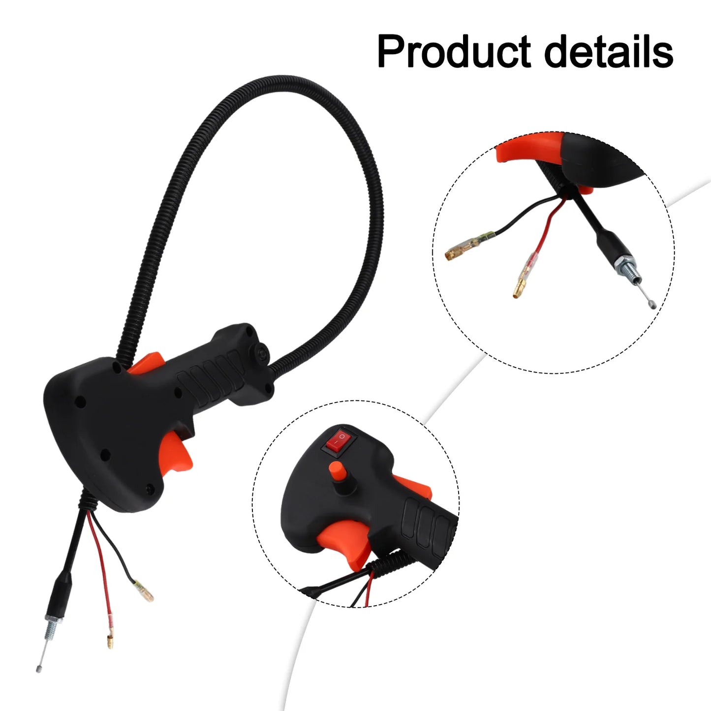 Trimmer Switch Throttle Cable Length Handle Brush Cutter Handlebar
