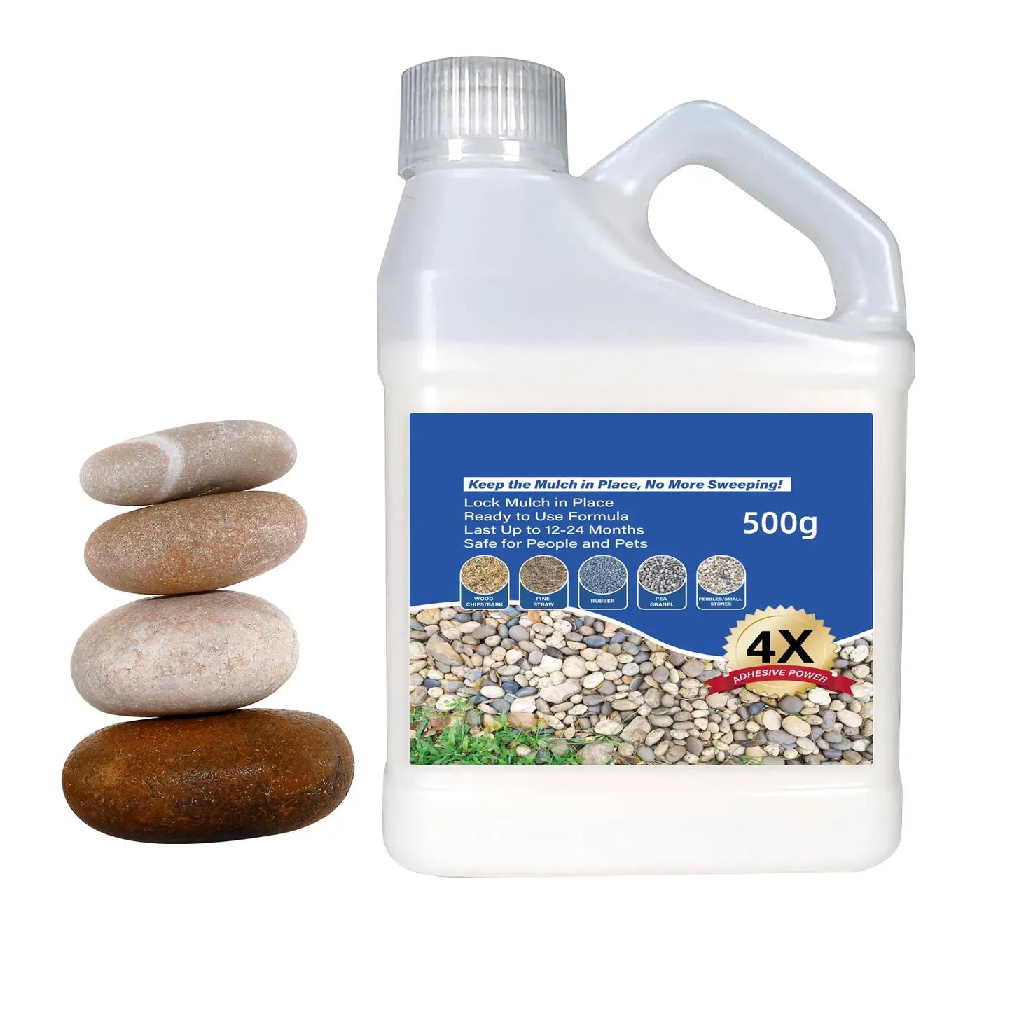 Rock Glue Gravel Binder – Fast-Dry, Non-Toxic, Weather-Resistant