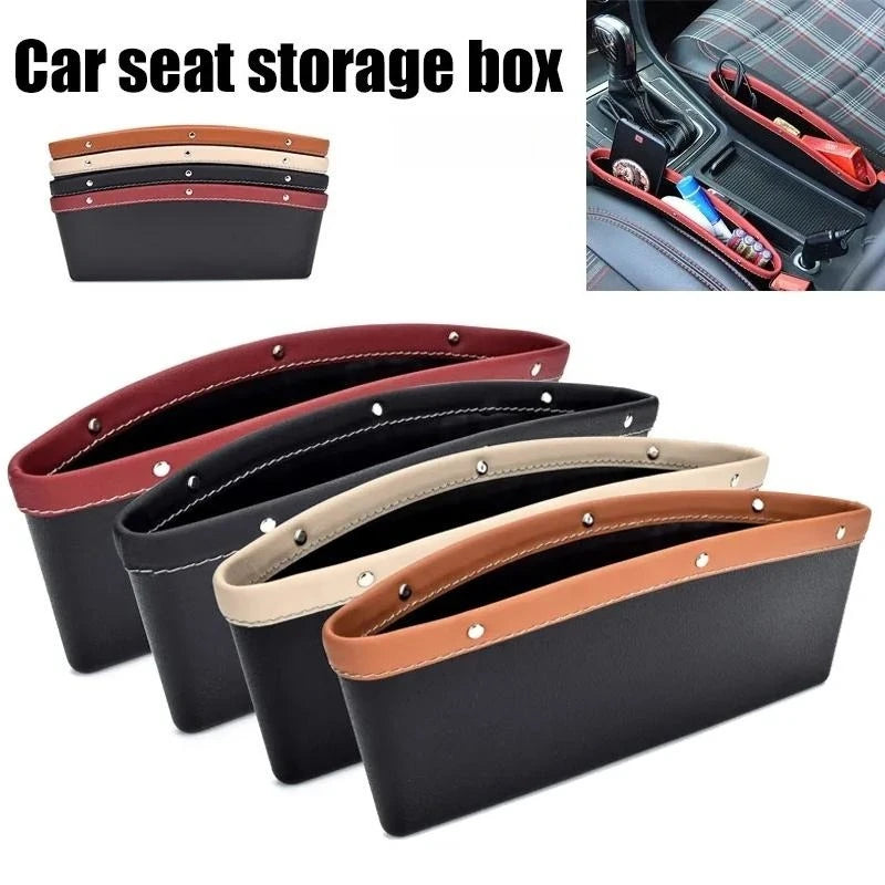 PU Leather Car Seat Gap Organiser | Universal Crevice Filler