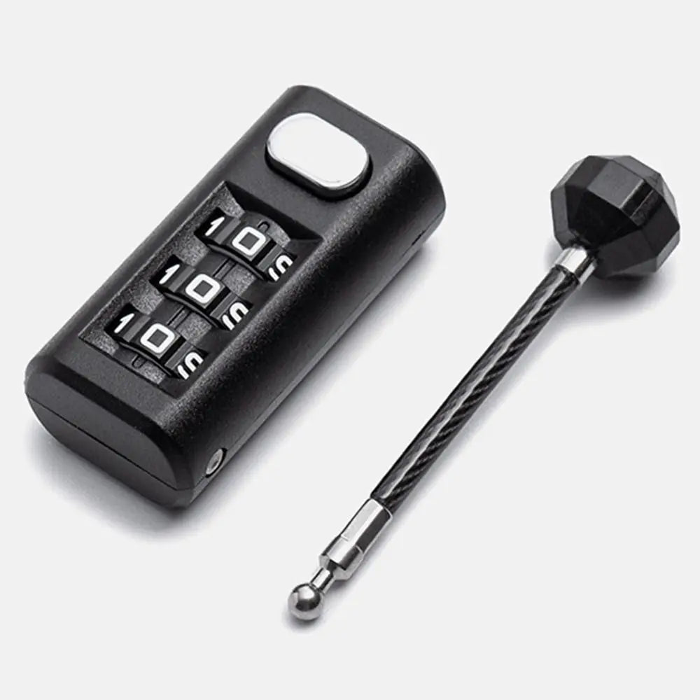 Mini 3-Digit Resettable Combination Padlock | Luggage & Backpack