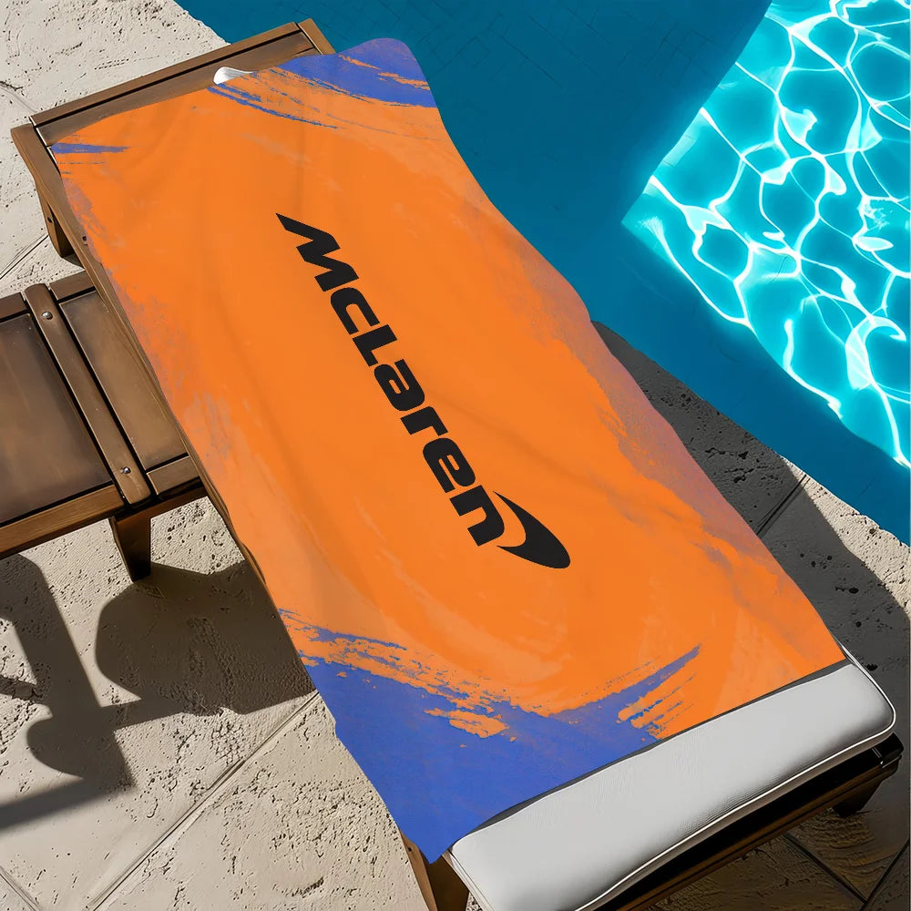 McLaren Racing Logo Quick-Dry Sports Beach Towel | Multi-Size